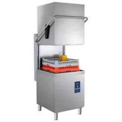 Haubenspülmaschine PROFI Digital 54 SLE 50x50 cm Korbmaß, mit Reiniger- & Klarspüldosierer, mit Ablaufpumpe & Enthärter, Made in Europe, 400 Volt