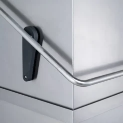 Haubenspülmaschine PROFI Digital 54 SL 50x50 cm Korbmaß, mit Reiniger- & Klarspüldosierer, mit Ablaufpumpe, Made in Europe, 400 Volt