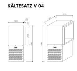 Hefa Abfallkühler 1x 240L