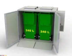 Hefa Abfallkühler 2x 240L