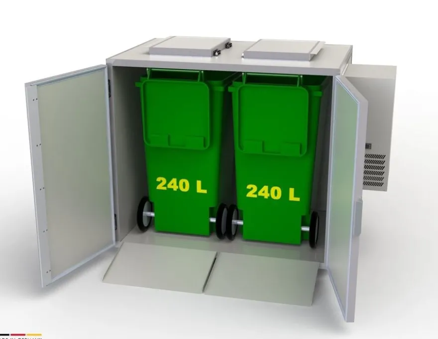 Hefa Abfallkühler 2x 240L