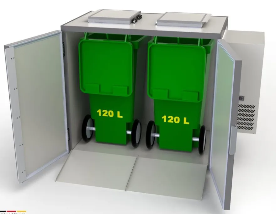Hefa Abfallkühler 2x 120L