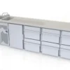 Hefa Biertheke Novis 1/6 mit zwei Spülbecken links