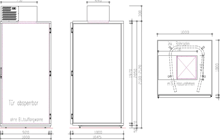 Hefa Wildkühlschrank WKS 1000 HH H04 Typ 4
