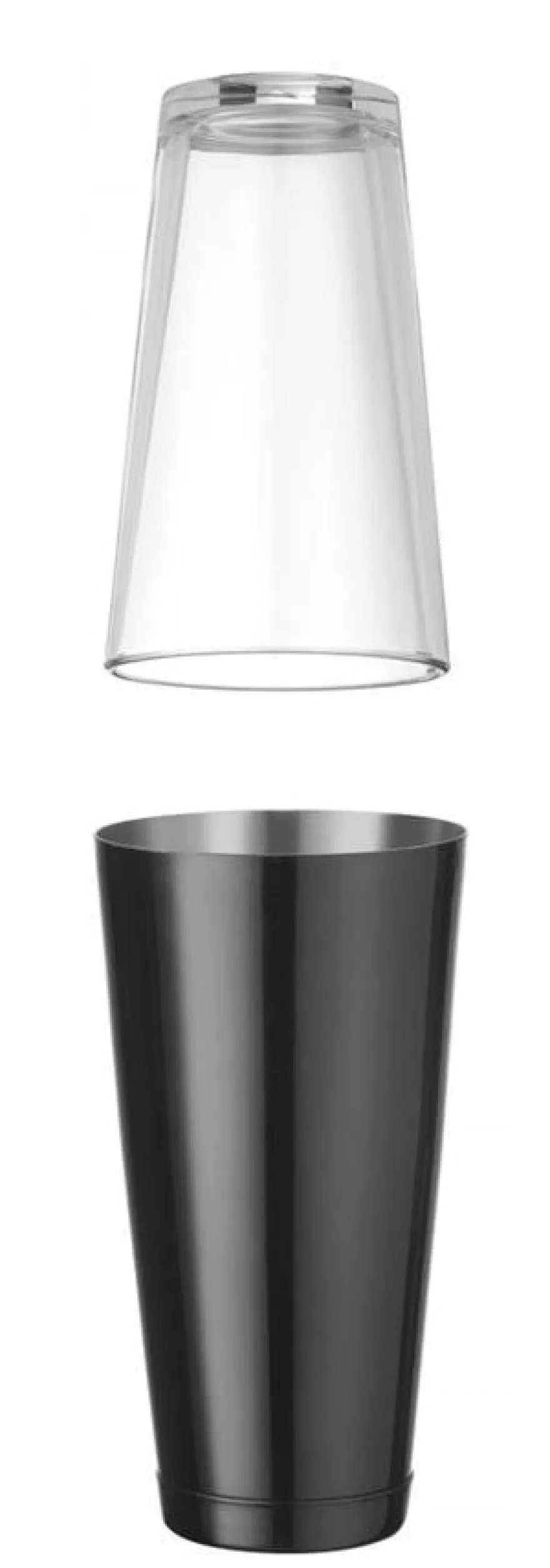 Hendi Boston Shaker, Bar up, 0,8L, Schwarz, Ø x(H)mm
