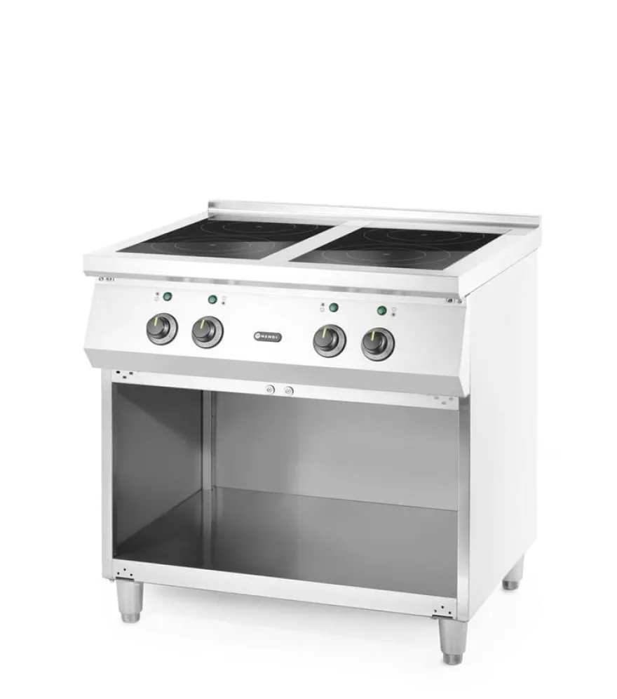 Hendi 4-flammiger Induktionsherd, 400V/17000W, 800x720x(H)854mm
