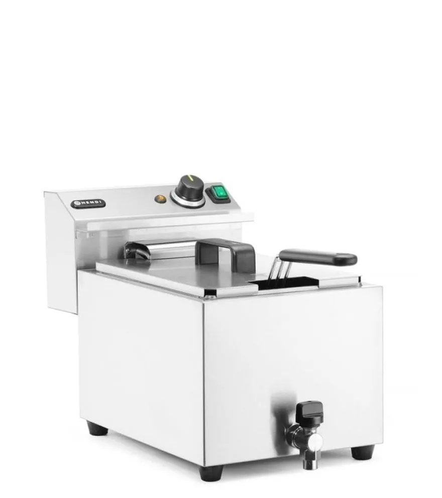 Hendi Fritteuse 10 Liter, 400V, 6600W, Profi Line, 10L, 400V/6600W, 300x680x(H)420mm