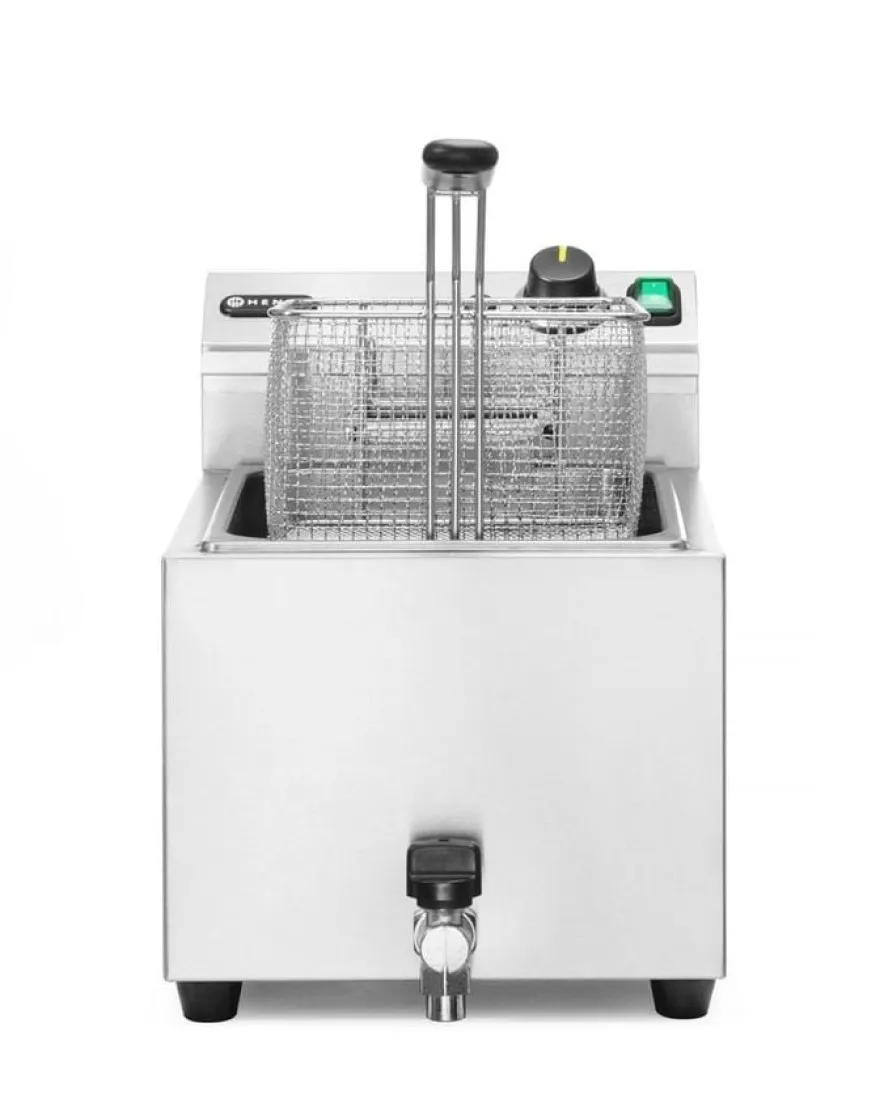 Hendi Fritteuse 10 Liter, 400V, 6600W, Profi Line, 10L, 400V/6600W, 300x680x(H)420mm