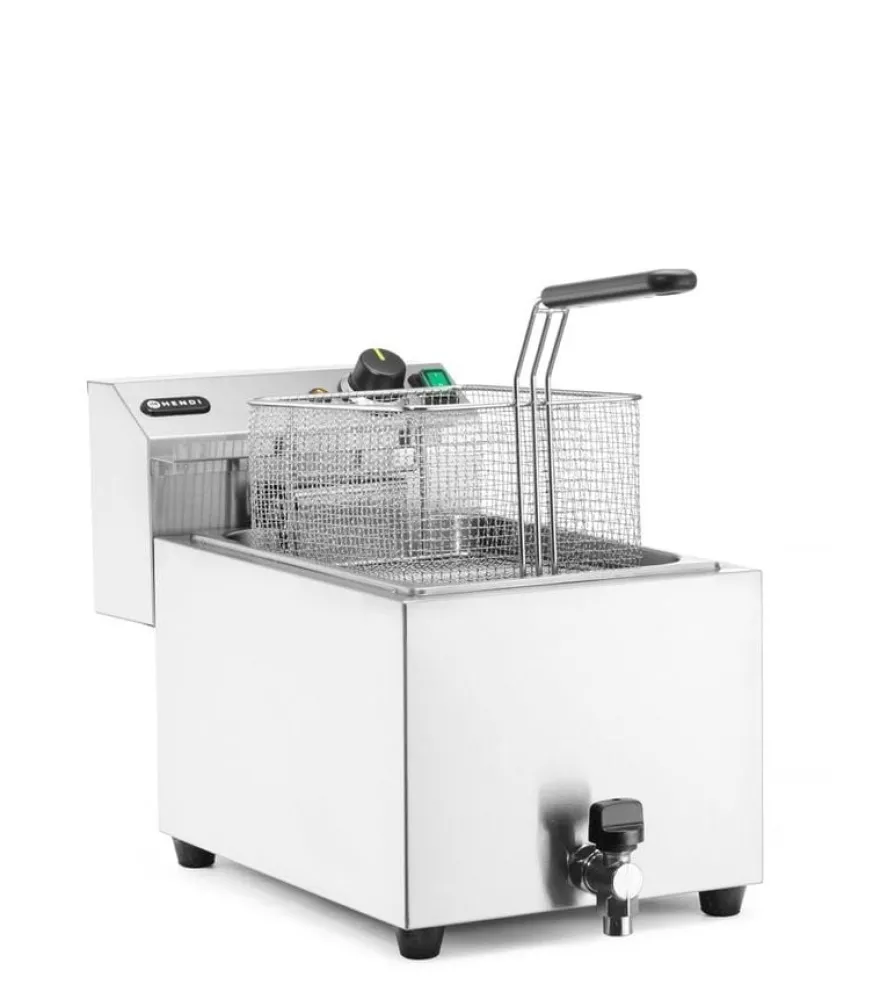 Hendi Fritteuse 10 Liter, 400V, 6600W, Profi Line, 10L, 400V/6600W, 300x680x(H)420mm