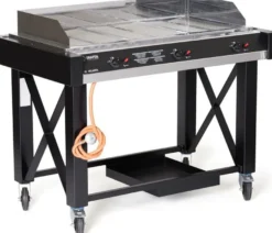 Hendi Gasgrill Atlanta, Schwarz, 13kW, 1285x770x(H)917mm
