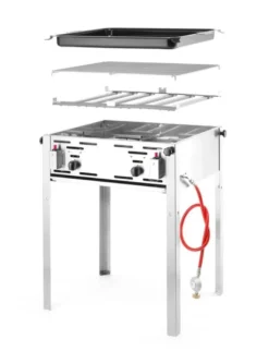 Hendi Gasgrill Grill-Master Maxi
