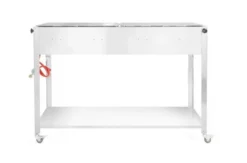Hendi Gasgrill Grill-Master Quattro, 4 Brenner, fahrbar