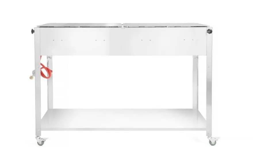 Hendi Gasgrill Grill-Master Quattro, 4 Brenner, fahrbar