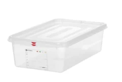 Hendi GN-Behälter mit Deckel und HACCP-Clips, GN 1/1, 150 mm, 21 L, PP