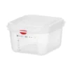 Hendi GN-Behälter mit Deckel und HACCP-Clips, GN 1/6, 100 mm, 1,7 L, PP