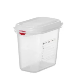 Hendi GN-Behälter mit Deckel und HACCP-Clips, GN 1/9, 150 mm, 1,5 L, PP