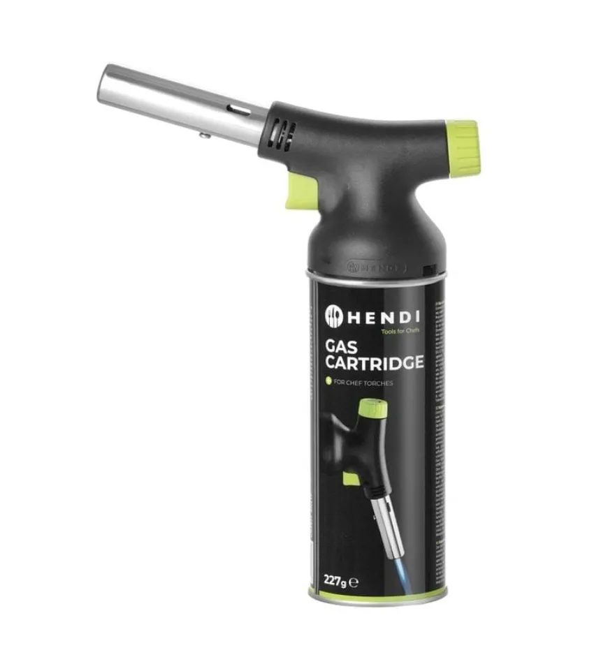 Hendi HENDI Jet Crème-Brûlée-Brenner - Set mit Kartusche, 175x68x(H)260mm
