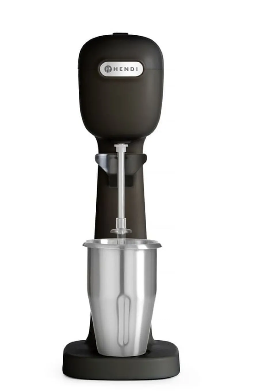 Hendi Milkshake Mixer BPA-frei - Design by Bronwasser, Schwarz, 230V/400W, 170x210x(H)485mm