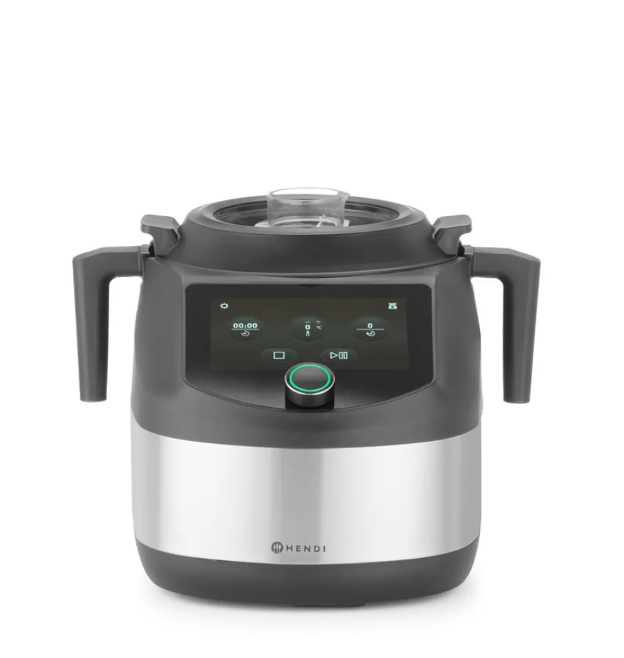 Hendi Multifunktions-Küchenmaschine HENDICHEF Pro, 4 L, Edelstahl/Schwarz