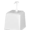 Hendi Pump-Saucenspender, 2,5L, Rot, 230x210x(H)250mm