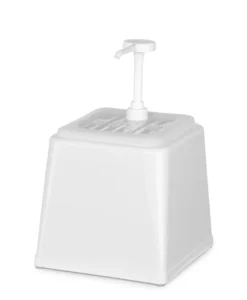 Hendi Pump-Saucenspender, 2,5L, Rot, 230x210x(H)250mm