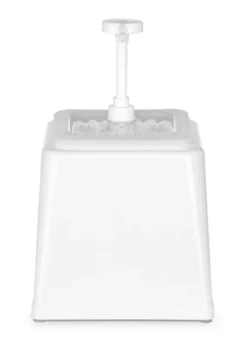 Hendi Pump-Saucenspender, 2,5L, Weiß, 230x210x(H)250mm