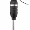 Hendi Set: Stabmixer 350 mit variabler Geschwindigkeit + Schneebesen + Halterung zur Wandmontage, Kitchen Line, Schwarz, 230V/350W, Ø 100x110mm