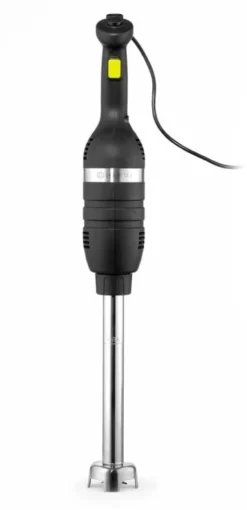 Hendi Set: Stabmixer 350 mit variabler Geschwindigkeit + Schneebesen + Halterung zur Wandmontage, Kitchen Line, Schwarz, 230V/350W, Ø 100x110mm