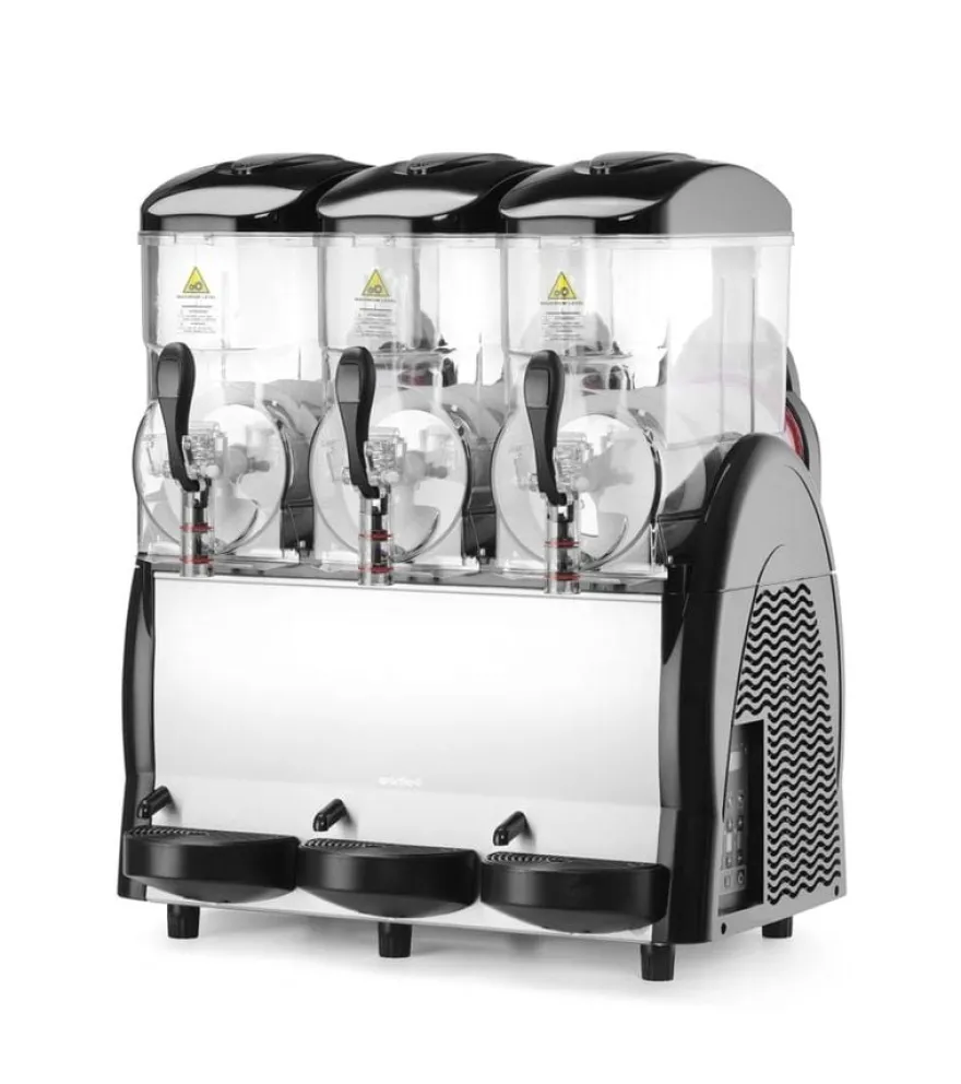 Hendi Slush-Eis-Maschine Arktic Profi Line, 3 x 12 L, Schwarz