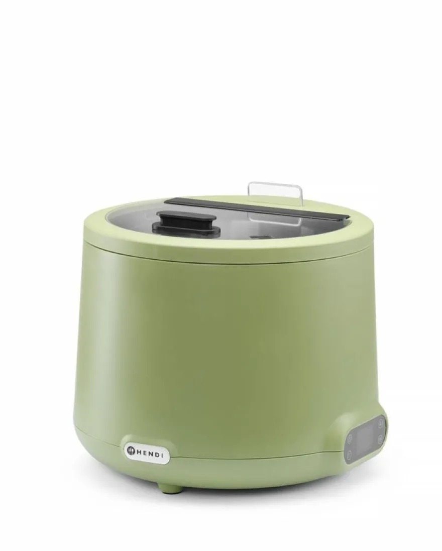 Hendi UNIQ Suppenkessel, 8L, Grün, 220-240V/500W, Ø 365x(H)325mm
