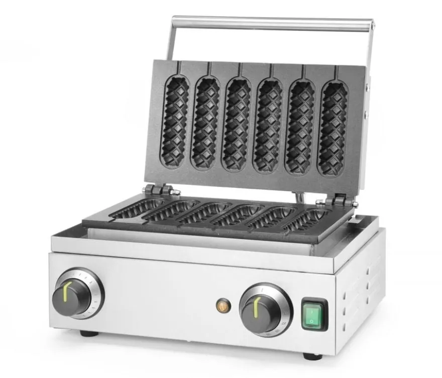 Hendi Waffeleisen 'Corn Dog', 230V/1550W, 390x378x(H)229mm