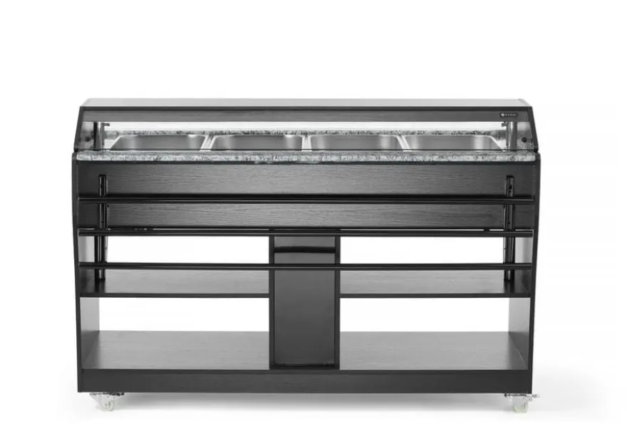 Hendi Warmbuffet , 4 x GN 1/1, fahrbar
