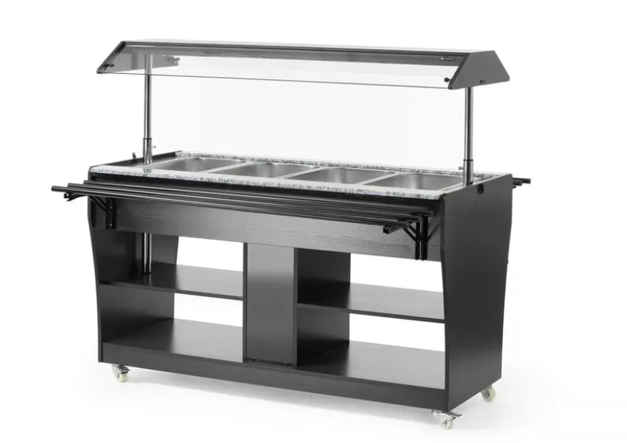 Hendi Warmbuffet , 4 x GN 1/1, fahrbar