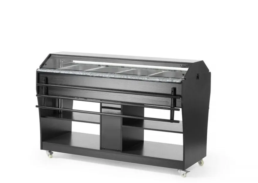 Hendi Warmbuffet , 4 x GN 1/1, fahrbar