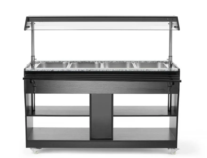 Hendi Warmbuffet , 4 x GN 1/1, fahrbar