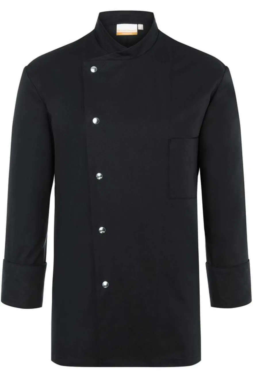 Herrenkochjacke Lars, schwarz, Größe: 58