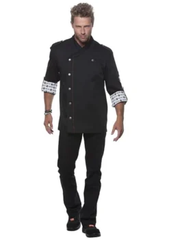 Herrenkochjacke ROCK CHEF®, schwarz, Größe: 54