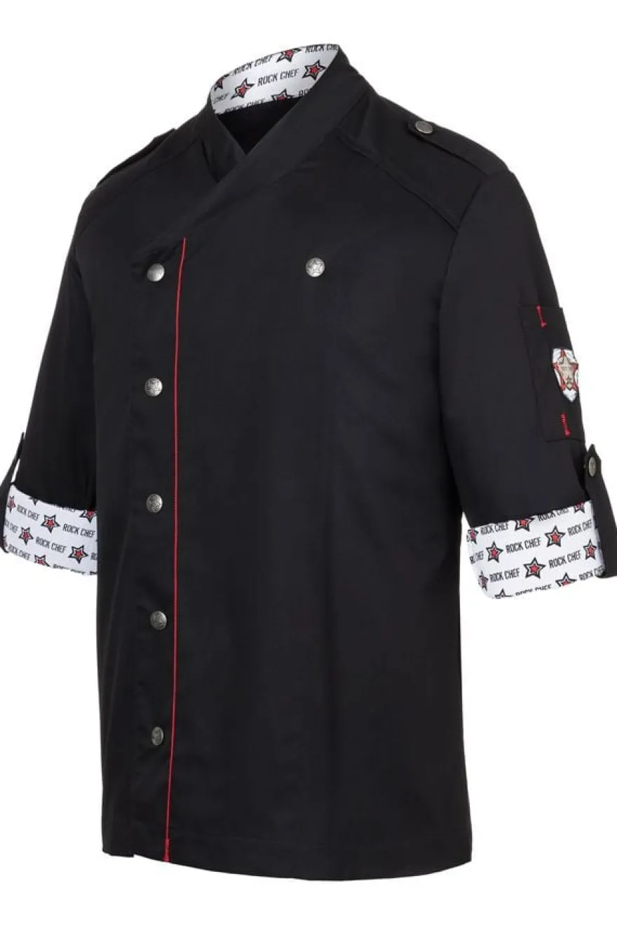 Herrenkochjacke ROCK CHEF®, schwarz, Größe: 54