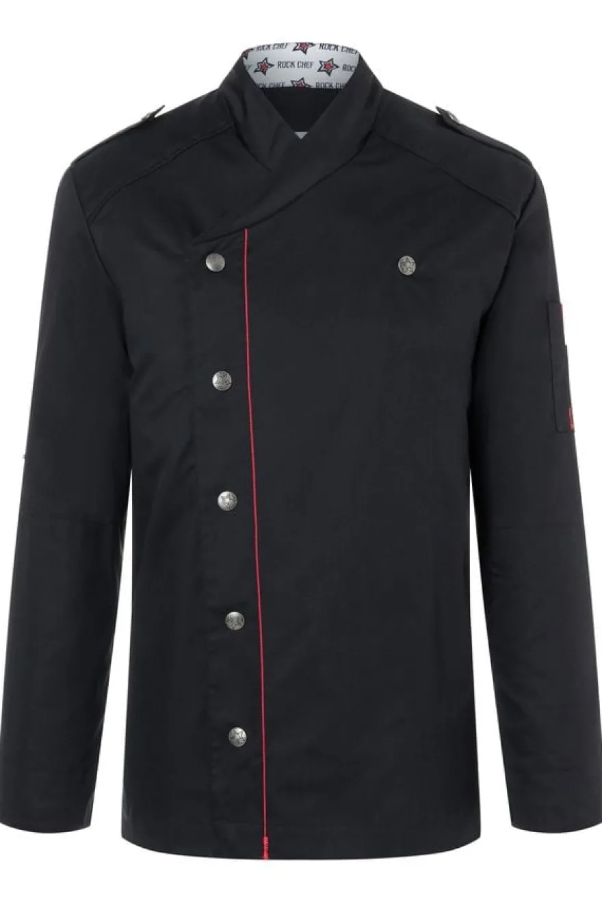 Herrenkochjacke ROCK CHEF®, schwarz, Größe: 54