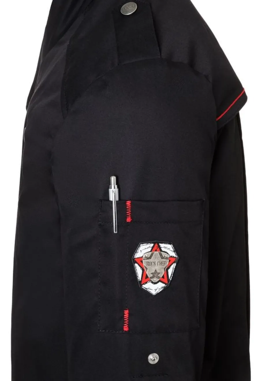 Herrenkochjacke ROCK CHEF®, schwarz, Größe: 54
