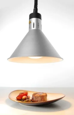 Höhenverstellbare Wärmelampe, konisch - Kupfer