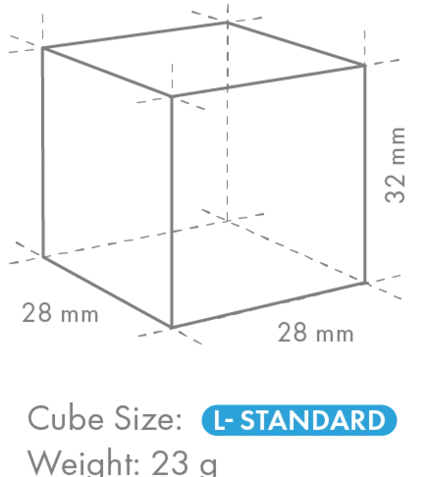 Hoshizaki Volleiswürfelbereiter FlexiCube IM-130PE-F 120 kg/24h mit 50 kg Vorratsbehälter, mit Ablaufpumpe