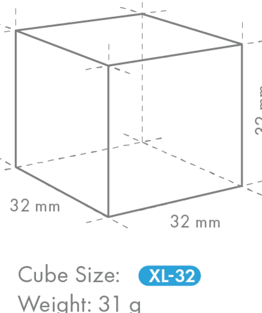 Hoshizaki Volleiswürfelbereiter Cube IM-130CPE-32 108 kg/24h XL Würfel mit 38 kg Vorratsbehälter