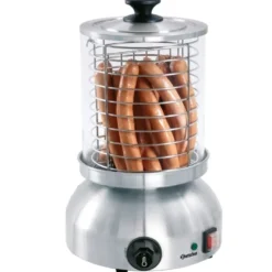 Hot-Dog-Gerät aus Edelstahl, rund, Ø 29cm, Höhe 42cm