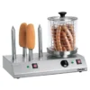 Hot Dog Gerät mit 4 Toaststangen