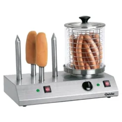 Hot Dog Gerät mit 4 Toaststangen