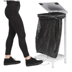 Jantex Abfallsackhalter weiß