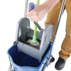 Jantex Deluxe Moppeimer mit Mopppresse 24L