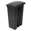 Jantex Küchenpedaleimer schwarz 87L