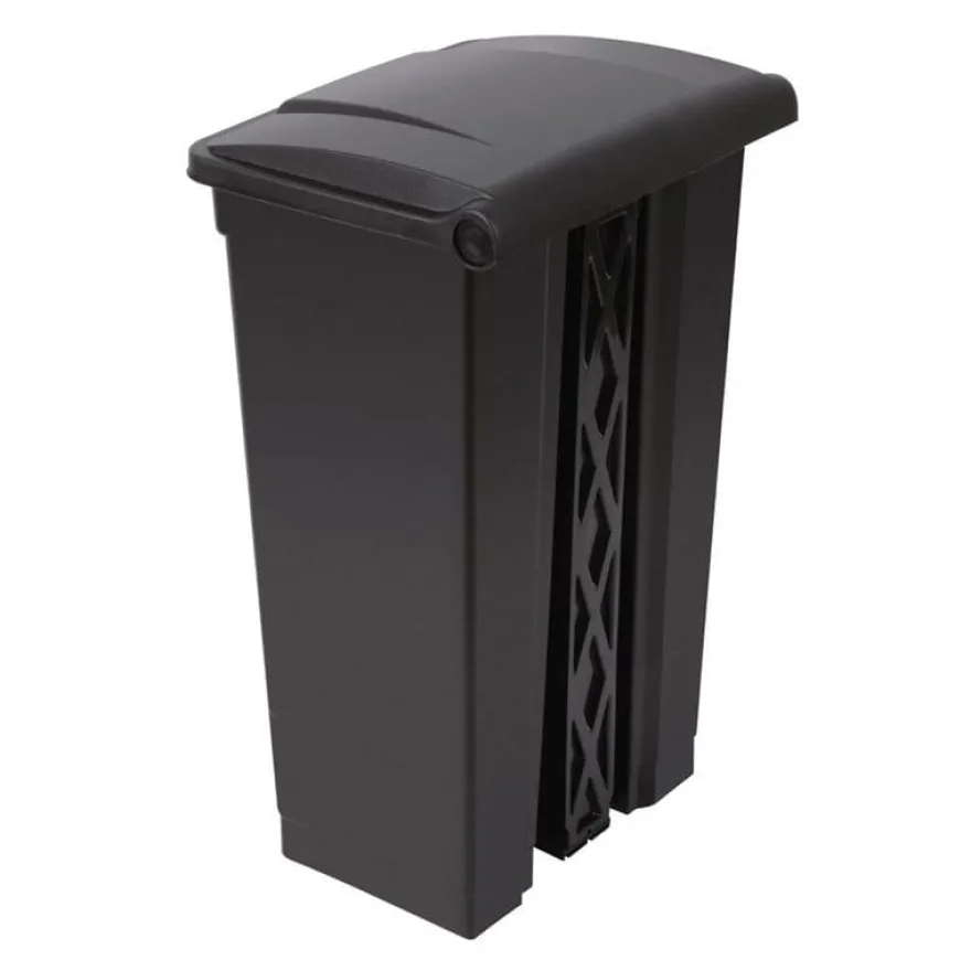 Jantex Küchenpedaleimer schwarz 87L